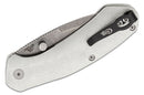 Case XX Westline Linerlock Folding Knife 3.5" CPM-S35VN Steel Drop Point Blade Silver Stonewashed Aluminum Handle 36553 -Case Cutlery - Survivor Hand Precision Knives & Outdoor Gear Store