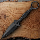 Cold Steel FGX Ring Fixed Knife 3.5" Black Griv-Ex One Piece Construction Blade 92FR