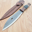 Condor Primitive Bush Fixed Knife 8.25" 1075HC Steel Blade Linen Micarta Handle