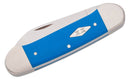 Case XX Canoe Pocket Knife Tru-Sharp Surgical Steel Spear And Pen Blades Smooth Blue G10 Handle 16753 -Case Cutlery - Survivor Hand Precision Knives & Outdoor Gear Store