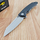 Bestech Knives TEXEL Folding Knife 3.25" D2 Tool Steel Blade Black G10 Handle