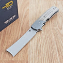 Bestech Spanish Tip Folding Knife 3.75" Bohler M390 Steel Blade Micarta/Titanium Handle