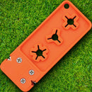 AccuSharp Broadhead Sharpener & Wrench Orange Synthetic Construction Unique