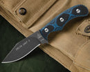 TOPS Delta Unit 3 Fixed Knife 3.5" 1095HC Steel Hunter's Point Blade G10 Handle