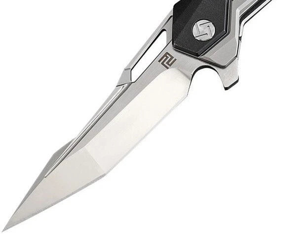Artisan Bomardier Folding Knife 3.75" Bohler M390 Steel Blade Titanium Handle