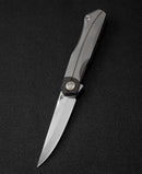 Bestech Knives THYRA Folding Knife 3½ Bohler M390 Steel Blade Titanium/CF Handle