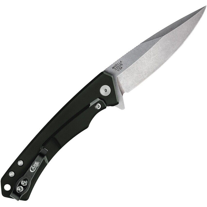Case XX Marilla Frame Folding Knife 3.75" S35VN Steel Blade OD Green Aluminum With Black G10 Handle 25883 -Case Cutlery - Survivor Hand Precision Knives & Outdoor Gear Store