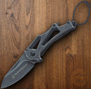 Smith & Wesson Keychain Framelock Folding Knife 2" Stainless Steel Construction