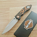 Case XX Harley Tec X Linerlock Folding Knife 3.5" Stainless Blade Nylon Handle 52119