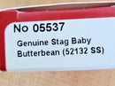 Case XX Cutlery Baby Butterbean Pocket Knife Stainless Steel Blades Stag Handle