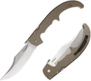 Cold Steel XL Espada Lockback Folding Knife 7.5" AUS-10A Steel Blade Dark Earth G10 Handle 62MGCDESW -Cold Steel - Survivor Hand Precision Knives & Outdoor Gear Store
