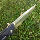 Cold Steel Luzon Large Folding Knife 6" 8Cr13MoV Stainless Steel Blade Black GFN Handle