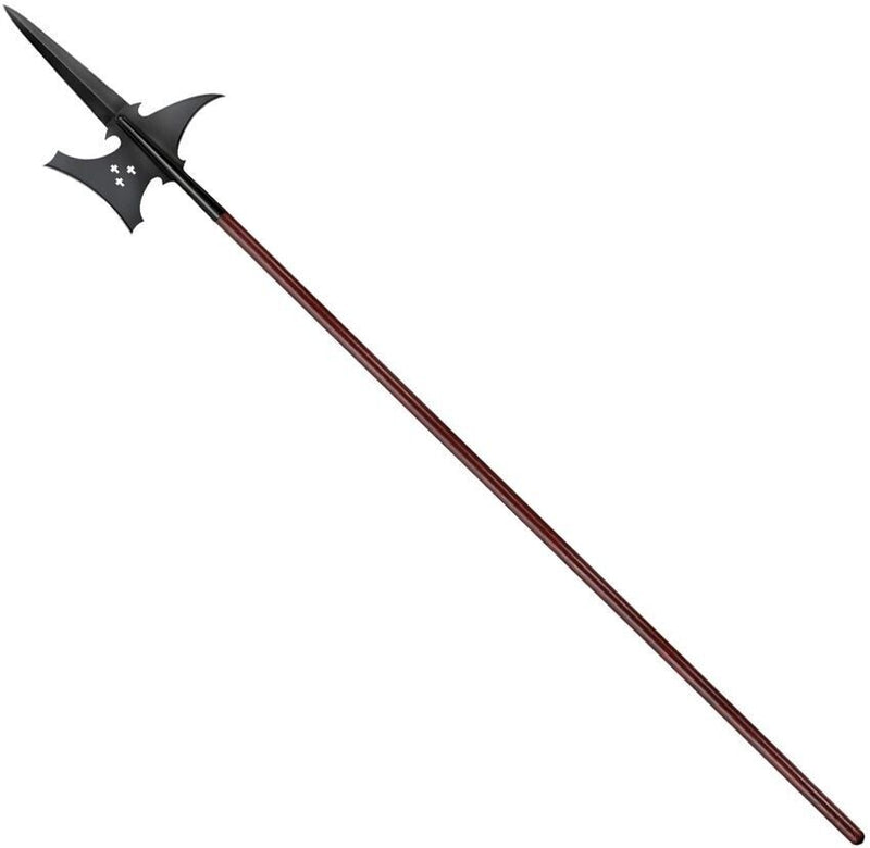 Cold Steel MAA Sergeants Halberd 12" 1055 Carbon Steel Spike / Axe And Beak Spear Blade Brown Ashwood Handle 89MSG -Cold Steel - Survivor Hand Precision Knives & Outdoor Gear Store