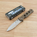 Cold Steel Gunsite Counter Folding Knife 4" AUS10A Steel Blade Griv-Ex Handle