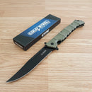 Cold Steel Large Luzon Folding Knife 6" 8Cr13MoV Steel Blade OD Green GFN Handle