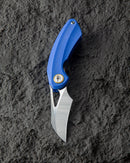 Bestech Knives Bihai Linerlock Folding Knife 2.13" 14C28N Steel Blade Blue G10 Handle