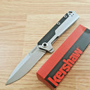 Kershaw Oblivion Folding Knife 3.5" 8Cr13MoV Steel Blade Stainless/GFN Handle