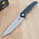 Bestech Knives Swordfish Liner Folding Knife 4" D2 Tool Steel Blade Black G10 Handle