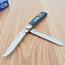 Case XX U.S. Air Force Pocket Knife Stainless Steel Blades Blue Synthetic Handle 32402