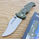Cold Steel Bush Ranger Lite Folding Knife 3.5" 8Cr13MoV Steel Blade GRN Handle