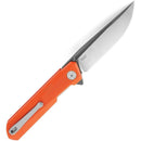 Bestech Knives Bestechman Dundee Linerlock Folding Knife 3.5" D2 Tool Steel Extended Tang Blade Orange G10 Handle MK01H -Bestech Knives - Survivor Hand Precision Knives & Outdoor Gear Store