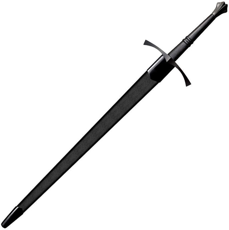 Cold Steel MAA Italian Long Sword 35.5" 1055 Carbon Steel Double Edge Blade Black Leather Handle 88ITSM -Cold Steel - Survivor Hand Precision Knives & Outdoor Gear Store