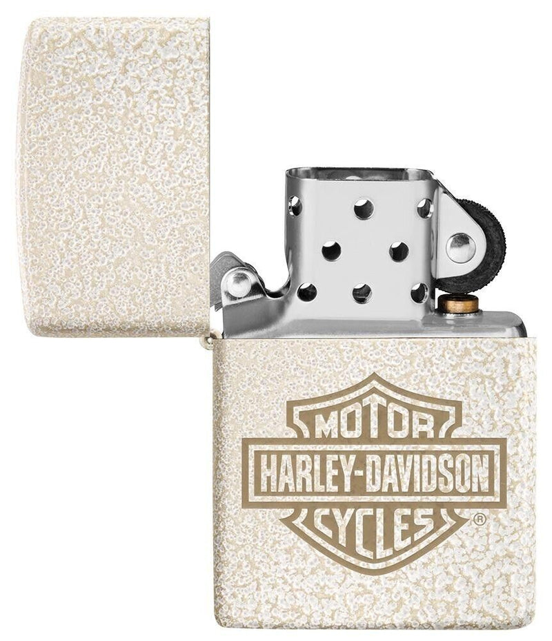 Zippo Lighter Harley-Davidson Design Windproof Mercury Glass All Metal One Piece Construction 0.5" x 2.25" 20103 -Zippo - Survivor Hand Precision Knives & Outdoor Gear Store