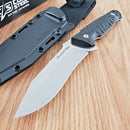 Cold Steel Razor Tek Fixed Knife 5" 4116 Steel Recurve Blade Black GFN Handle