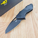 Bestech Knives Riverstone Linerlock Folding Knife 2.5" 154CM Steel Blade Black G10 Handle