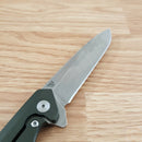 Case XX Kinzua EDC Framelock Folding Knife 3.75" S35VN Steel Spear Point Blade OD Green Anodized Aluminum Handle 64659 -Case Cutlery - Survivor Hand Precision Knives & Outdoor Gear Store