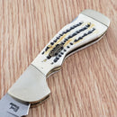 Frost Cutlery Choctaw Lockback Folding Knife 3.5" Stainless Blade Bone Handle