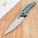 Bestech Knives Samari Frame Folding Knife 3.88" Bohler M390 Steel Blade Titanium Handle