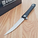 Artisan Waistline Liner Folding Knife 4" Bohler M390 Steel Blade Titanium Handle