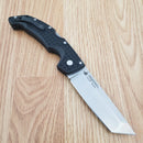 Cold Steel Large Voyager Folding Knife 4" AUS-10A Steel Blade Black Griv-Ex Handle