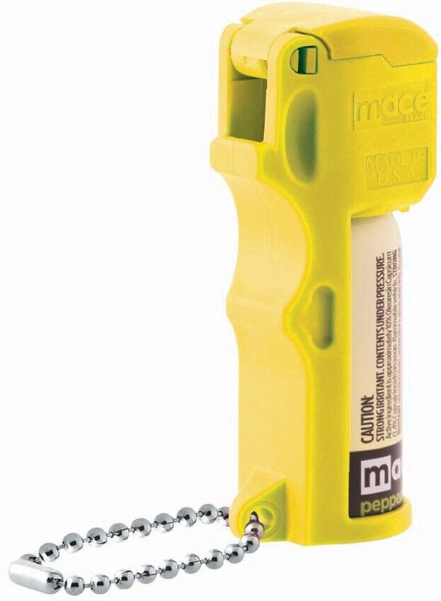 Mace Pocket Model Pepper Spray Yellow Stream Pattern Reaches Up To 10 Feet / 15 Bursts Safety Cap 80749 -Mace - Survivor Hand Precision Knives & Outdoor Gear Store
