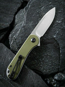 Civivi Elementum Linerlock Folding Knife 3" D2 Tool Steel Blade Green G10 Handle