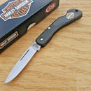 Case XX Mini Blackhorn Lockback Folding Knife 2.13" Stainless Blade Black Zytel 52177