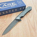 Case XX Kinzua Folding Knife 3.75" CPM-S35VN Steel Blade OD Green Snakeskin Aluminum Handle