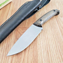 BPS Knives Savage Fixed Knife 4.75" 1066 Carbon Steel Blade Oiled Walnut Handle