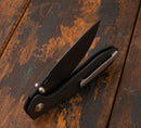 CJRB Scoria Folding Knife 3.48" AR-RPM9 Stainless Steel Blade Black G10 Handle