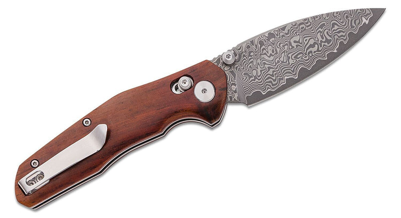 Bestech Knives Ronan B-Lock Folding Knife 3.25" Damascus Steel Spear Point Blade Rosewood Handle MK02L -Bestech Knives - Survivor Hand Precision Knives & Outdoor Gear Store