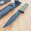 Cold Steel SRK Compact Fixed Knife 5" SK5 Carbon Steel Blade Kray-Ex Handle