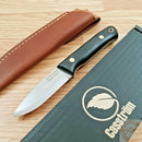 Casstrom Woodsman Fixed Knife 3.5" Sleipner Tool Steel Blade Bog Oak Handle