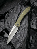 Civivi Hadros Folding Knife 3.25" 10Cr15CoMoV Steel Blade Olive Micarta Handle