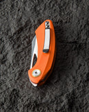 Bestech Knives Bihai Linerlock Folding Knife 2.13" 14C28N Steel Hawkbill Blade Orange G10 Handle G53B1 -Bestech Knives - Survivor Hand Precision Knives & Outdoor Gear Store