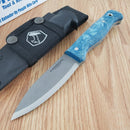 Condor Aqualore Fixed Knife 4.25" Full Tang 14C28N Steel Blade Micarta Handle