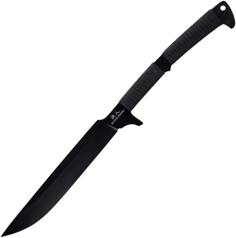 United Cutlery Ronin Tak-Kana Fixed Sword 14.63" Black Coated 3Cr13 Steel Blade Paracord Wrapped Handle 3477 -United Cutlery - Survivor Hand Precision Knives & Outdoor Gear Store