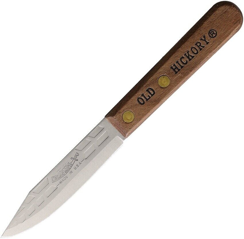 Old Hickory Kitchen Paring Knife 3.25" Stainless Steel Blade Brown Wood Handle 7070KSS -Old Hickory - Survivor Hand Precision Knives & Outdoor Gear Store