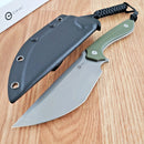 Civivi Concept 22 Fixed Knife 4.88" Full Tang D2 Tool Steel Blade OD Green G10 Handle