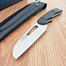 Myerchin Generation 2 Off-Shore Fixed Knife 3.75" German Steel Blade Black G10 Handle